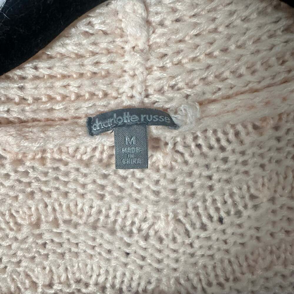 Charlotte Russe Light Pink Cardigan - Picture 3 of 4